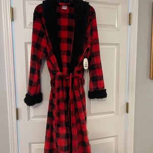 Womens Buffalo Plaid Robe